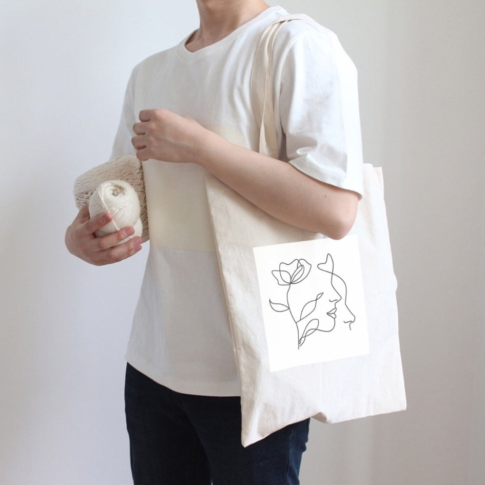 Line Art vászontáska