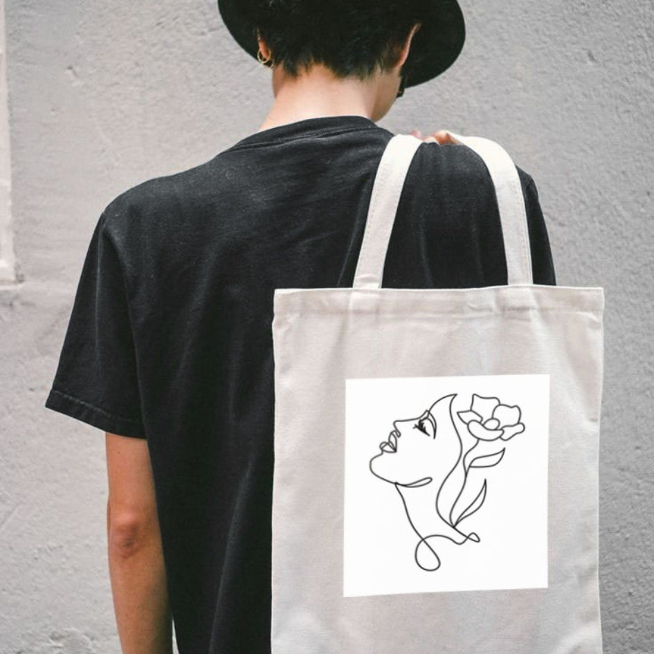 Line Art vászontáska
