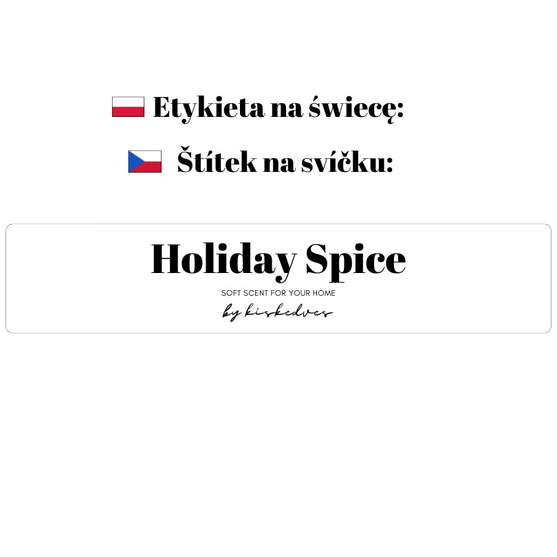 Holiday Spice - w metalowym słoiczku