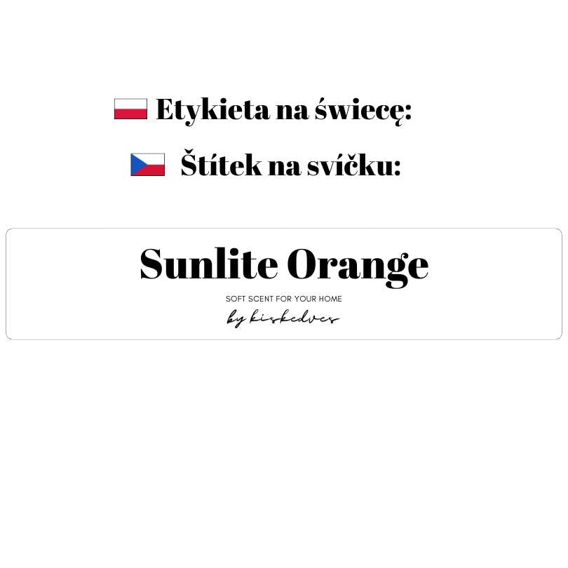 Sunlite Orange - w metalowym słoiczku