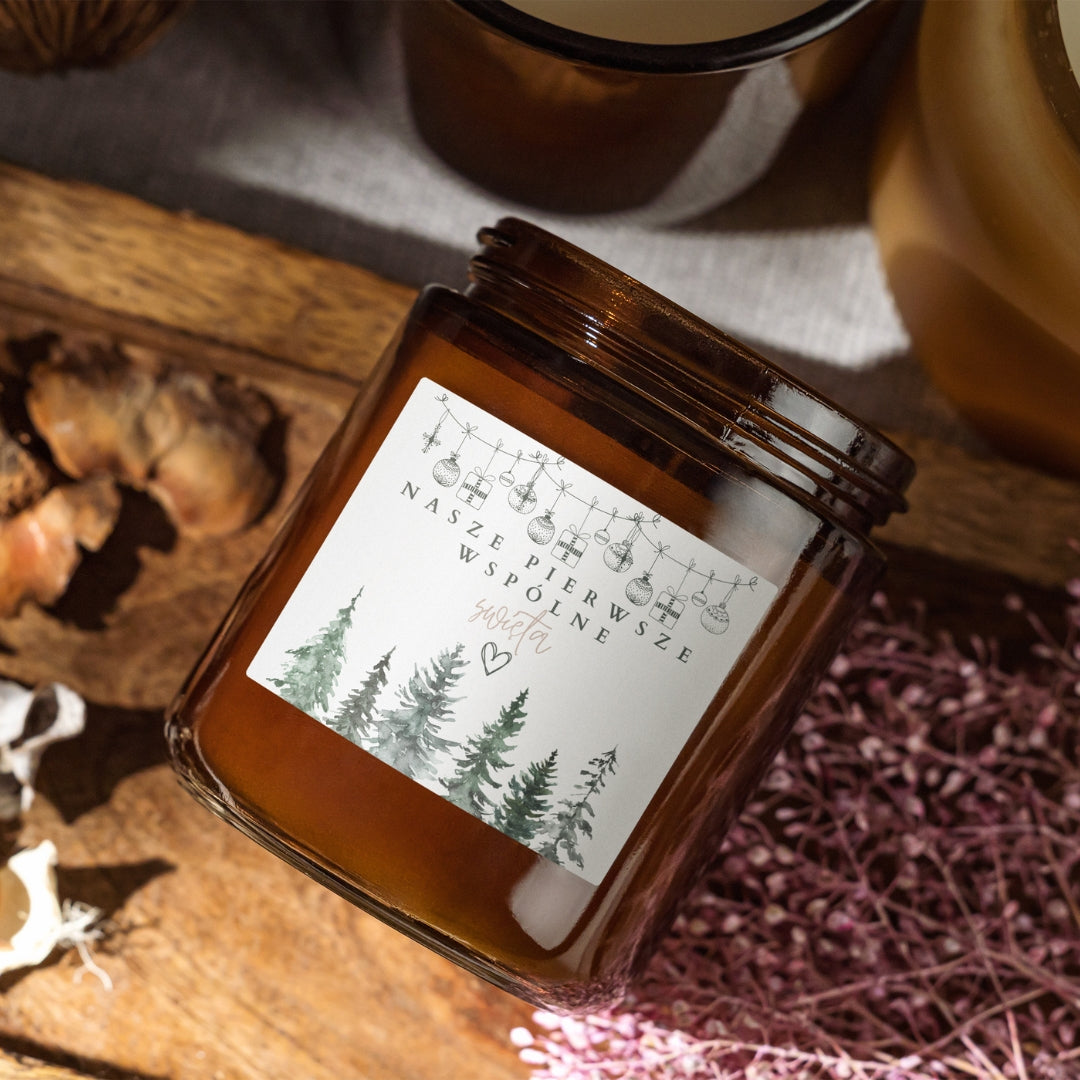 Nasze pierwsze wspólne Święta – świeca zapachowa Kiskedves