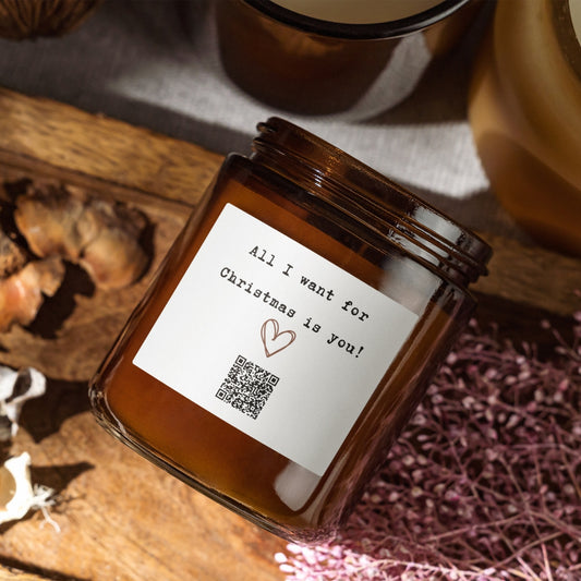 All I want for christmas is you - "Dallamos" gyertya