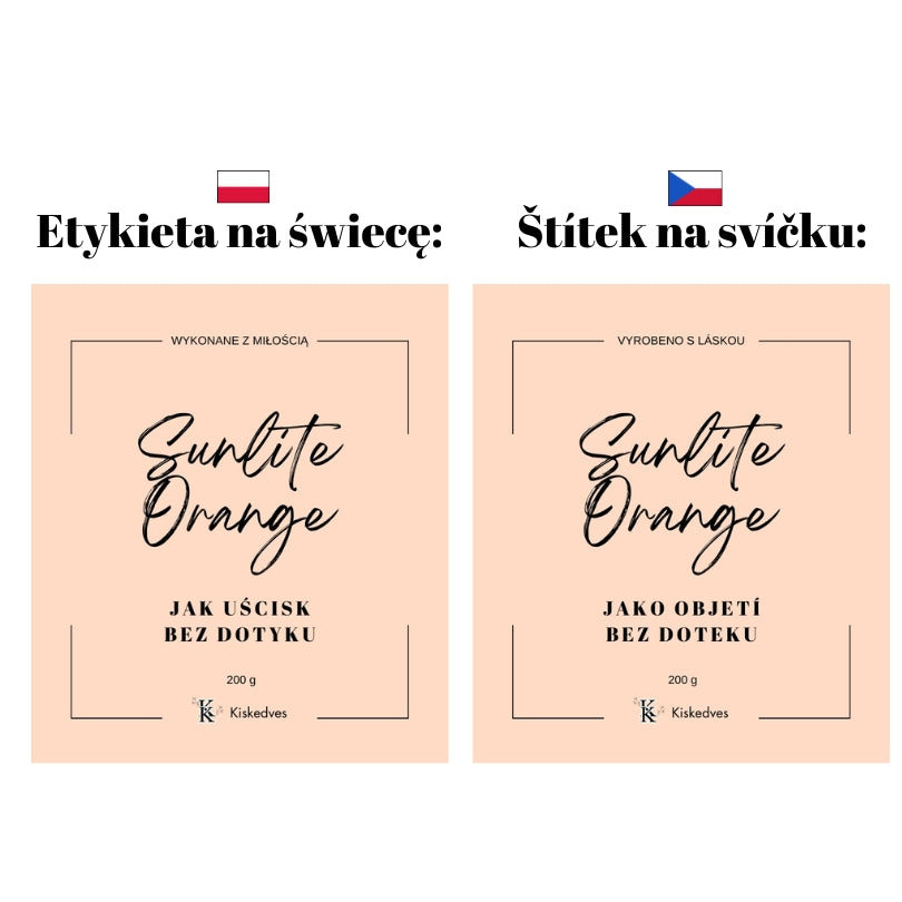 Sunlite Orange – w brązowym szklanym słoiczku