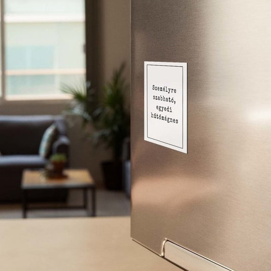 Személyre szabható hűtőmágnes