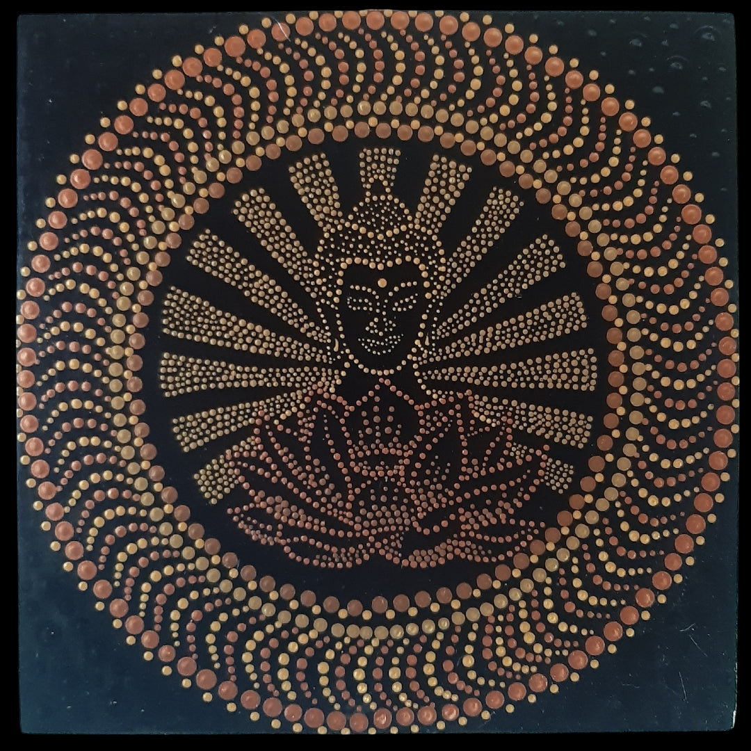 Mandala – dekoracja ścienna do zawieszenia 30×30 (01)