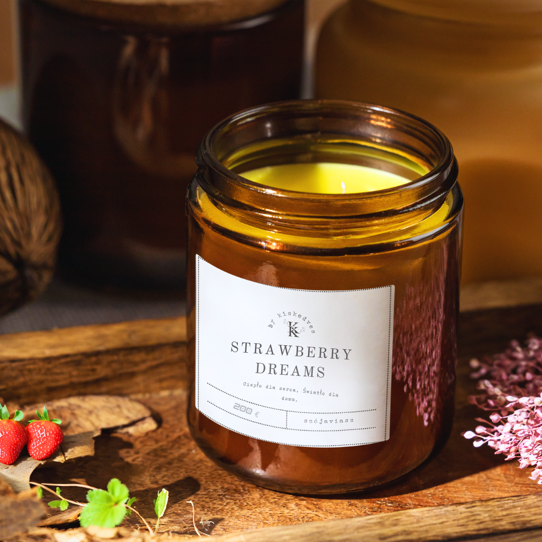 Strawberry Dreams – Świeca sojowa