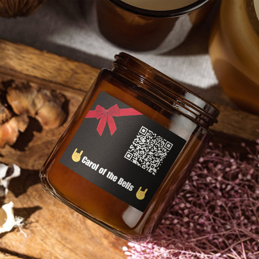 „Hudební“ vánoční svíčka 🤘