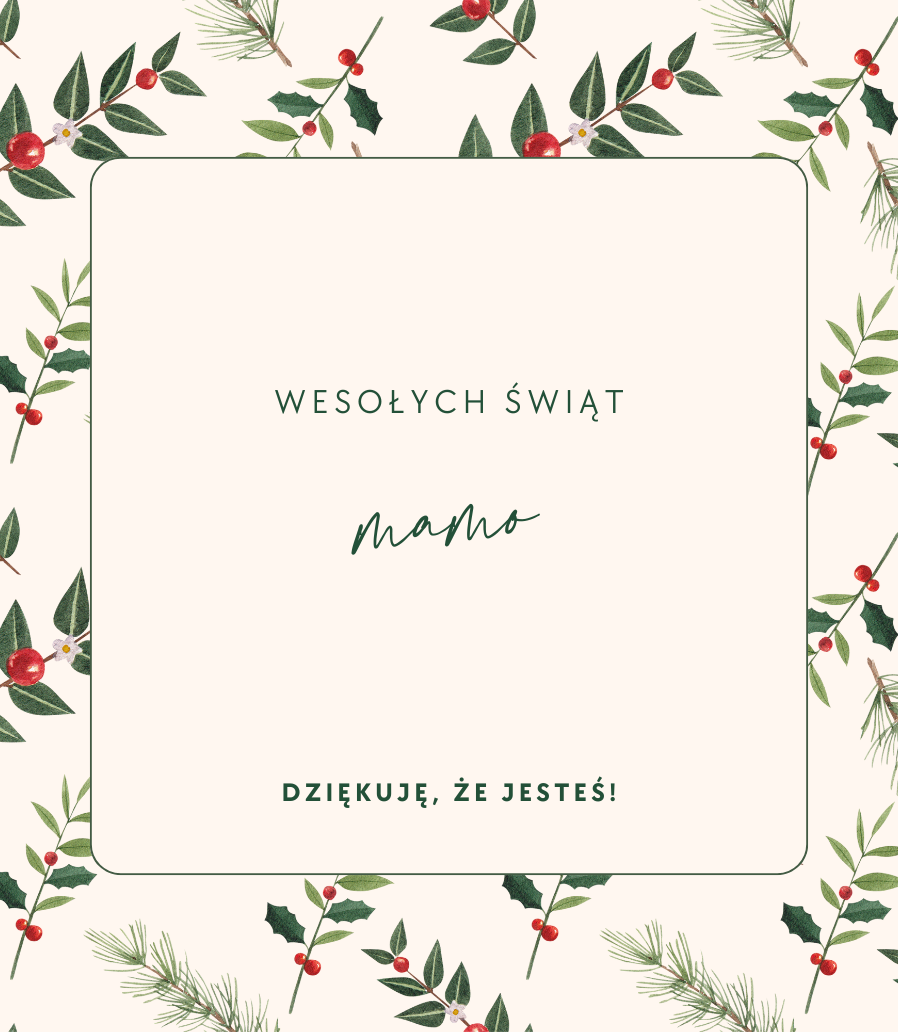 Wesołych Świąt – personalizowana świąteczna świeca Kiskedves (06)