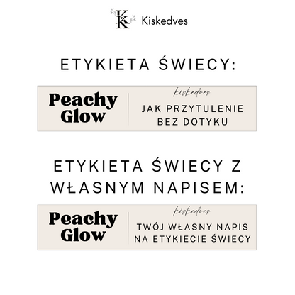 Peachy Glow - w metalowym słoiczku