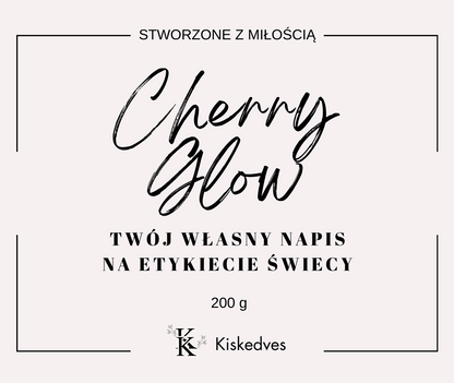 Cherry Glow - Świeca sojowa