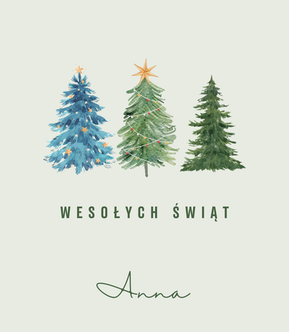 Wesołych Świąt – personalizowana świąteczna świeca Kiskedves (05)