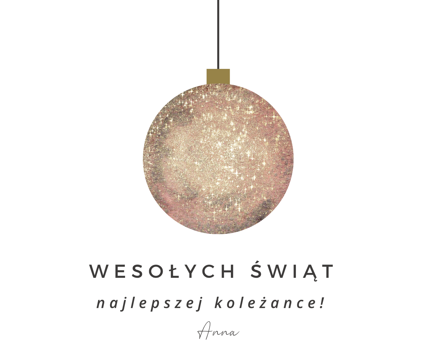 Wesołych Świąt – personalizowana świąteczna świeca Kiskedves (04)