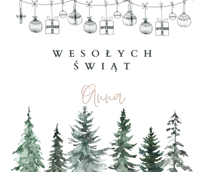 Wesołych Świąt – personalizowana świąteczna świeca Kiskedves (01)